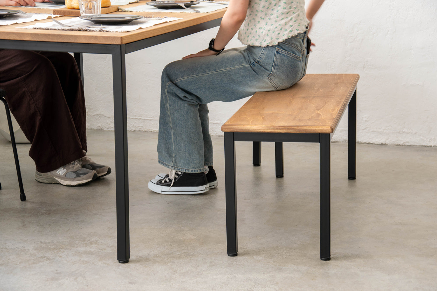 シンプルなベンチシート