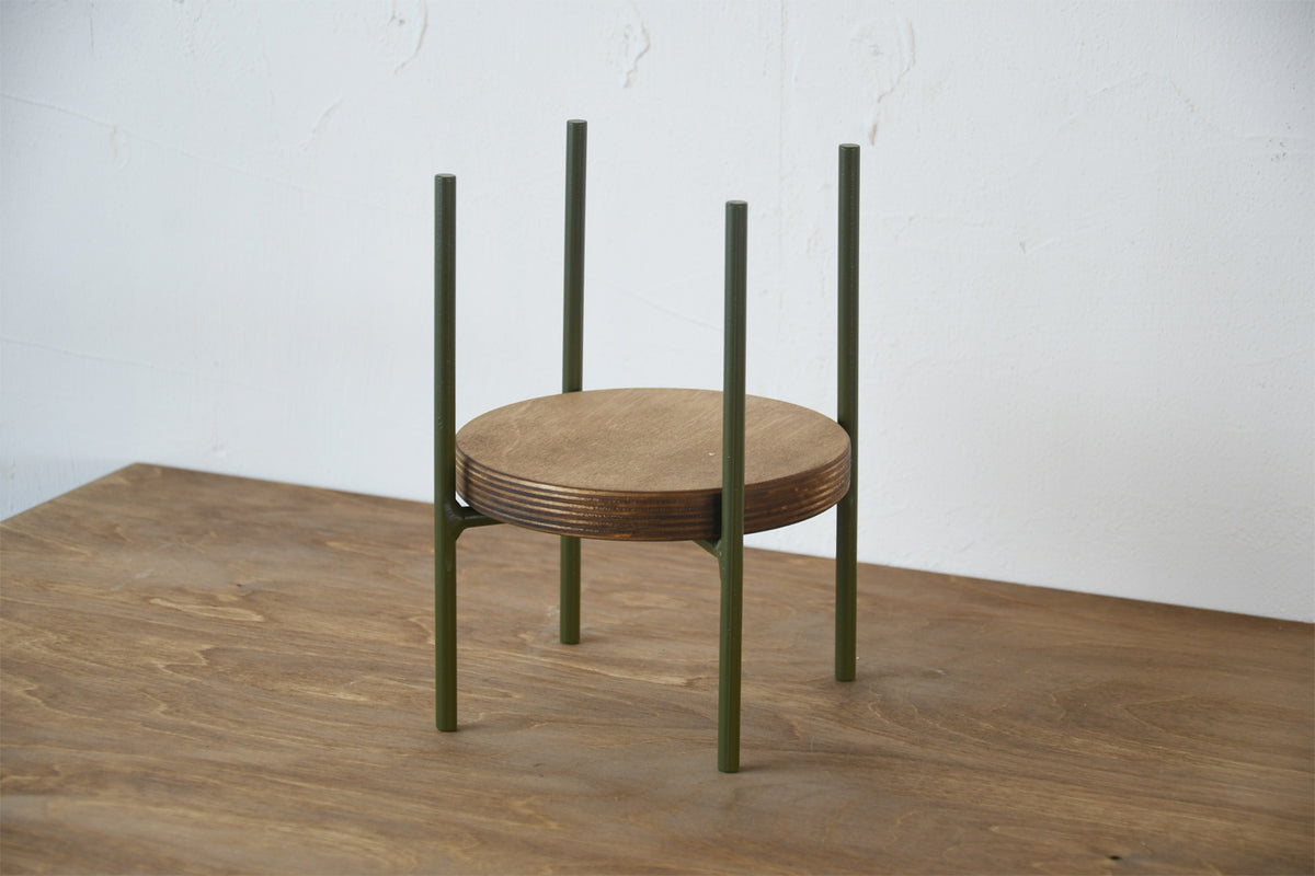 5号 ベース付き フィンチグリーン