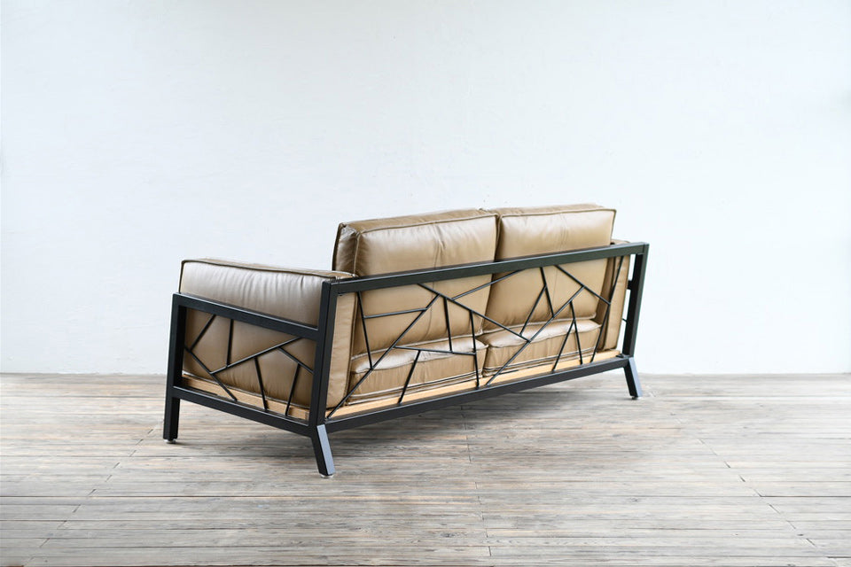 SULKSOFA - Spider web #1 ( Leather seat / 3seater )