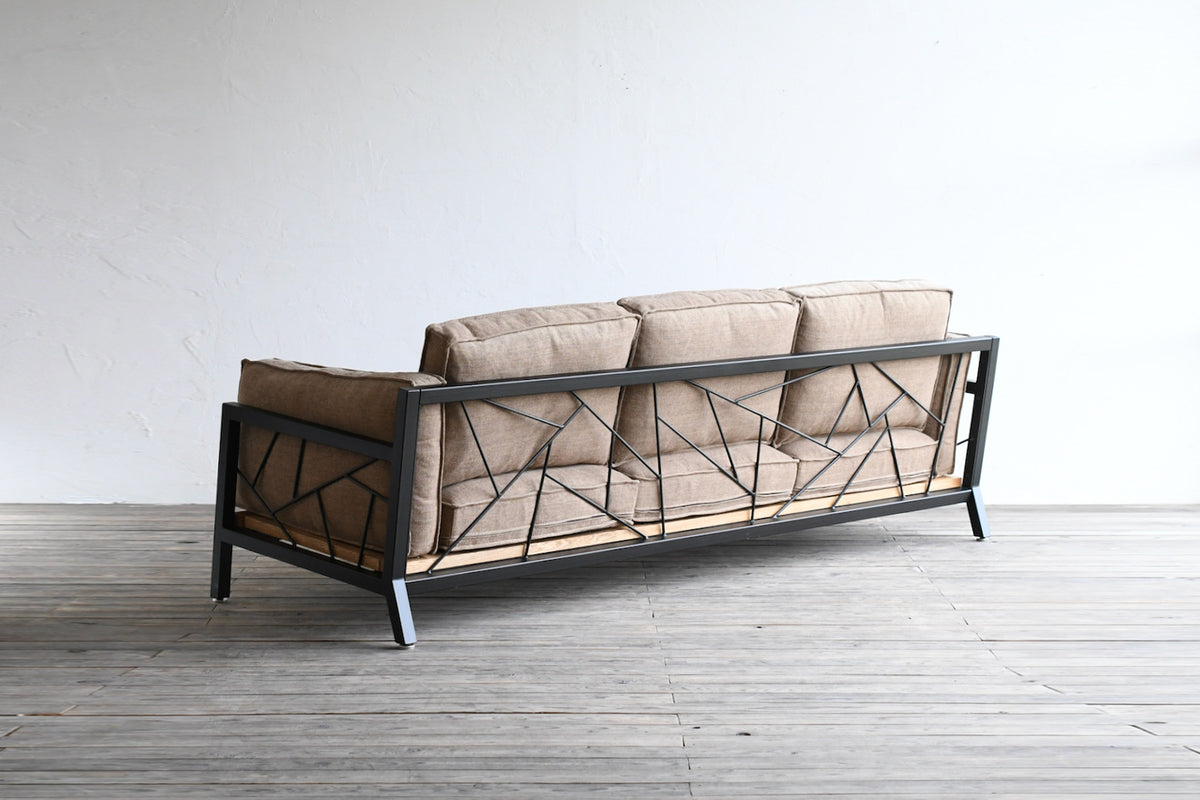 3seater マットブラック×ブラウン